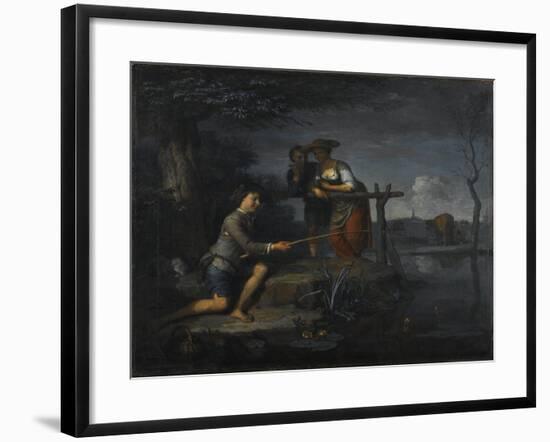 Angler-Carel de Moor II-Framed Art Print