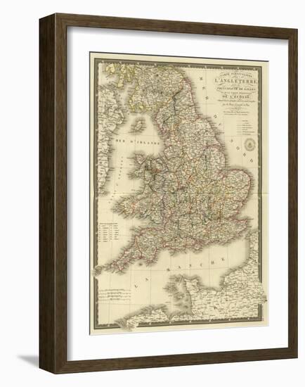 Angleterre, Galles, c.1827-Adrien Hubert Brue-Framed Art Print