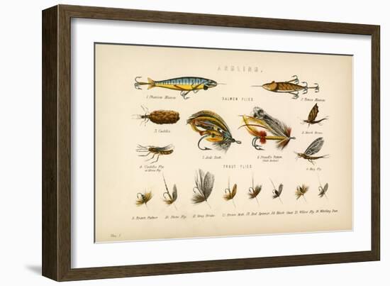 Angling-English School-Framed Giclee Print