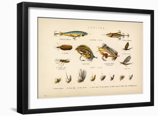 Angling-English School-Framed Giclee Print