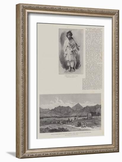 Anglo-Indian Force Attacked on the Afghan Frontier-William 'Crimea' Simpson-Framed Giclee Print