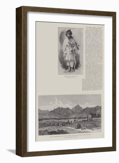 Anglo-Indian Force Attacked on the Afghan Frontier-William 'Crimea' Simpson-Framed Giclee Print