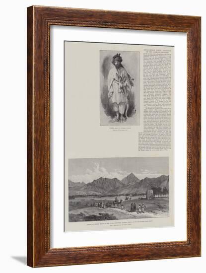 Anglo-Indian Force Attacked on the Afghan Frontier-William 'Crimea' Simpson-Framed Giclee Print