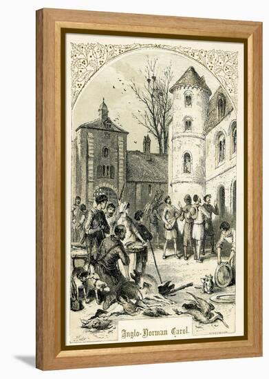 Anglo- Normal Carol-Myles Birket Foster-Framed Premier Image Canvas