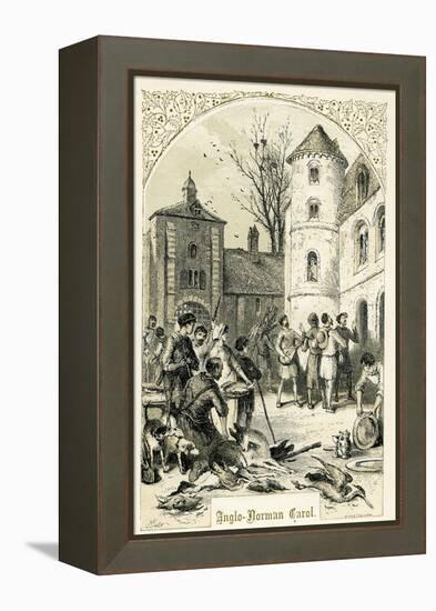 Anglo- Normal Carol-Myles Birket Foster-Framed Premier Image Canvas