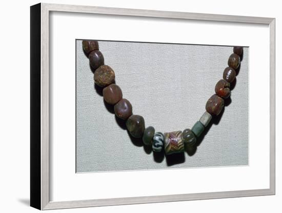 Anglo-Saxon glass necklace, 5th century. Artist: Unknown-Unknown-Framed Giclee Print