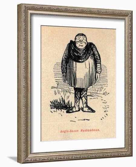 'Anglo-Saxon Husbandman', c1860, (c1860)-John Leech-Framed Giclee Print