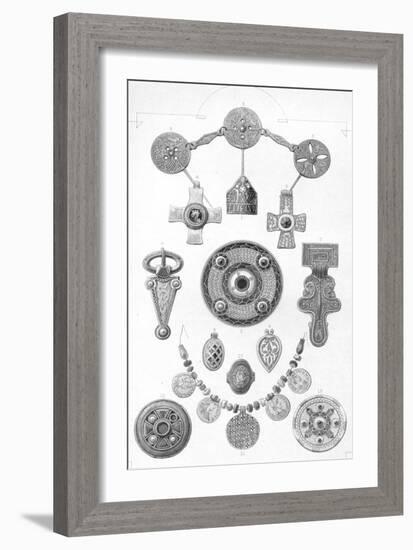 'Anglo-Saxon Relics. Personal Ornaments of Gold and Bronze', 1886-Robert Anderson-Framed Giclee Print