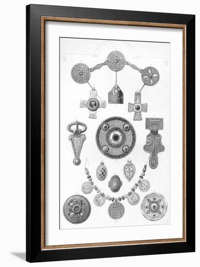 'Anglo-Saxon Relics. Personal Ornaments of Gold and Bronze', 1886-Robert Anderson-Framed Giclee Print