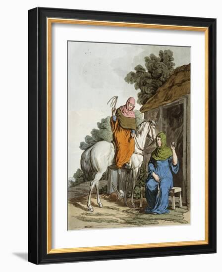 Anglo Saxon Women of the VIII Century-I.A. Atkinson and J. Hill-Framed Giclee Print