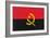 Angola Flag Design with Wood Patterning - Flags of the World Series-Philippe Hugonnard-Framed Premium Giclee Print