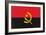 Angola Flag Design with Wood Patterning - Flags of the World Series-Philippe Hugonnard-Framed Premium Giclee Print