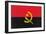 Angola Flag Design with Wood Patterning - Flags of the World Series-Philippe Hugonnard-Framed Premium Giclee Print