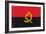 Angola Flag Design with Wood Patterning - Flags of the World Series-Philippe Hugonnard-Framed Premium Giclee Print