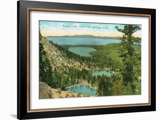 Angora Lakes, Lake Tahoe-null-Framed Art Print