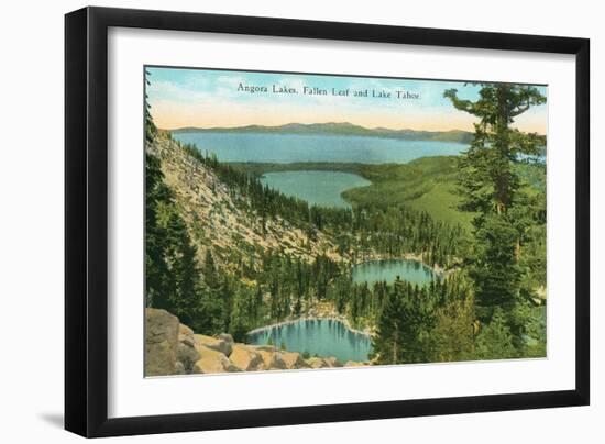 Angora Lakes, Lake Tahoe-null-Framed Art Print
