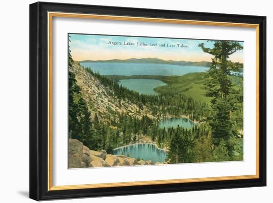 Angora Lakes, Lake Tahoe-null-Framed Art Print