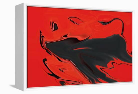 Angry Bull-Rabi Khan-Framed Stretched Canvas