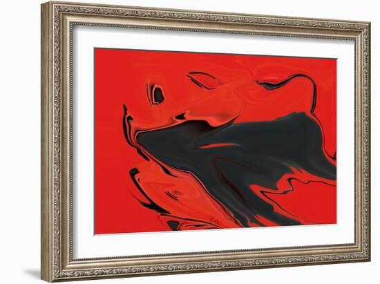 Angry Bull-Rabi Khan-Framed Art Print