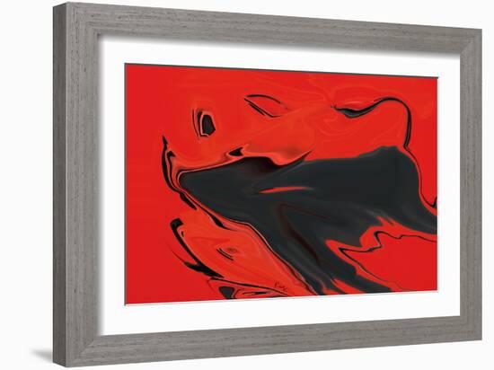 Angry Bull-Rabi Khan-Framed Art Print