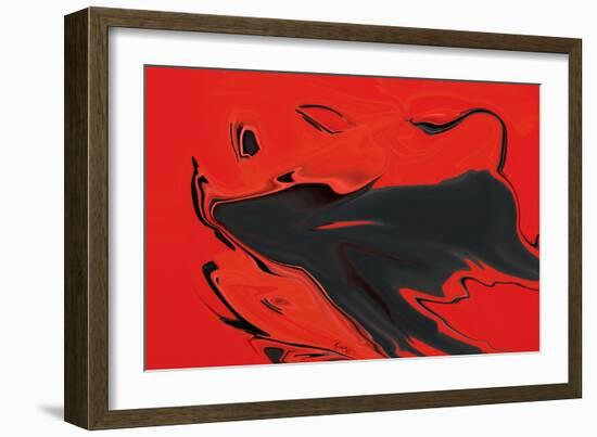 Angry Bull-Rabi Khan-Framed Art Print