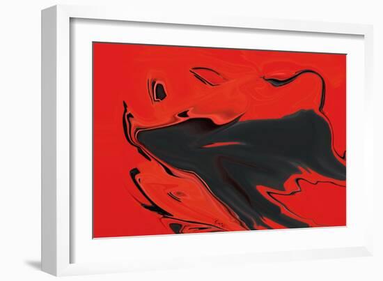 Angry Bull-Rabi Khan-Framed Art Print