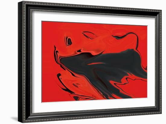 Angry Bull-Rabi Khan-Framed Art Print