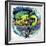 Angry Mahi-Mahi-FlyLand Designs-Framed Giclee Print