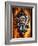 Angry Man Face Door Knocker in Florence-George Oze-Framed Photographic Print