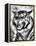 Angry Tiger Face-Snap2Art-Framed Stretched Canvas