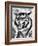 Angry Tiger Face-Snap2Art-Framed Art Print