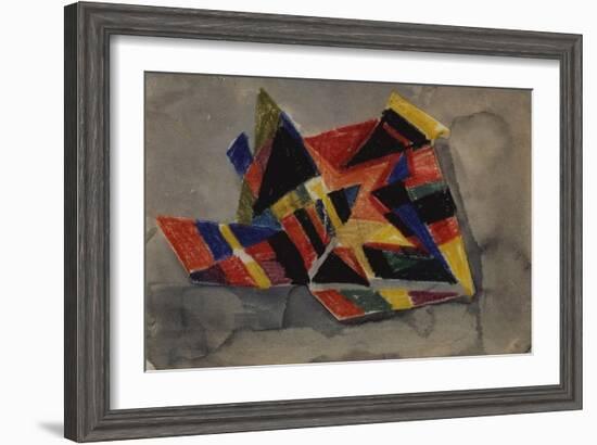 Angular Forms; Winklige Formen-Auguste Macke-Framed Giclee Print