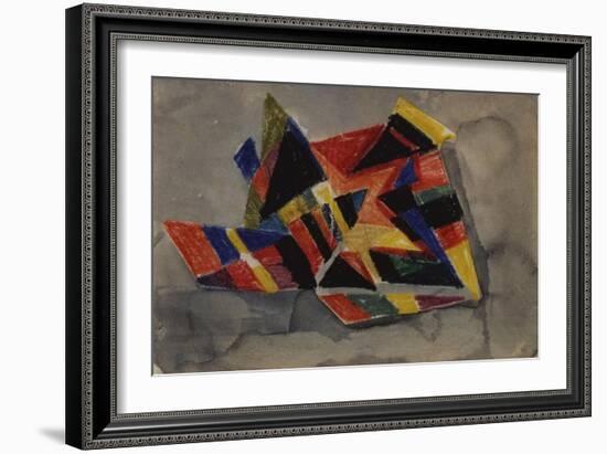 Angular Forms; Winklige Formen-Auguste Macke-Framed Giclee Print