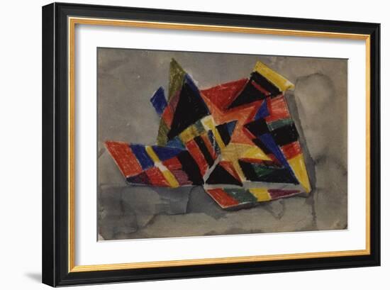 Angular Forms; Winklige Formen-Auguste Macke-Framed Giclee Print