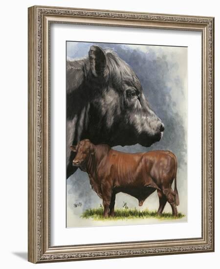 Angus Cattle-Barbara Keith-Framed Giclee Print