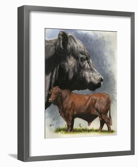 Angus Cattle-Barbara Keith-Framed Giclee Print