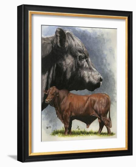 Angus Cattle-Barbara Keith-Framed Giclee Print