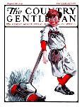 "Cut Grass or Play Baseball?," Country Gentleman Cover, August 30, 1924-Angus MacDonall-Framed Giclee Print