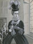 Queen Elizabeth I, Hearing News of the Execution of Mary Queen of Scots-Angus Mcbride-Giclee Print