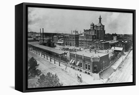 Anheuser Busch Brewery-null-Framed Premier Image Canvas