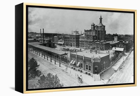 Anheuser Busch Brewery-null-Framed Premier Image Canvas