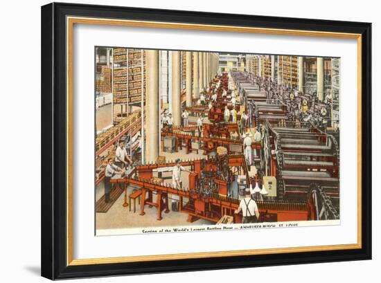 Anheuser-Busch Plant, St. Louis, Missouri-null-Framed Art Print