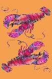 Rainbow Lobster on Red-Ania Zwara-Photographic Print