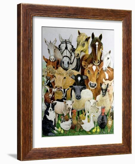 Animal Allsorts-Pat Scott-Framed Giclee Print