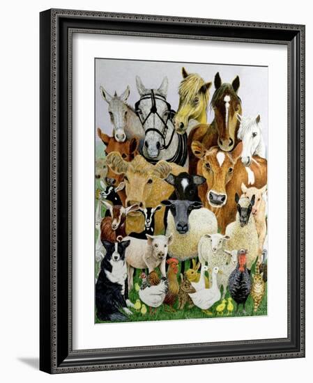 Animal Allsorts-Pat Scott-Framed Giclee Print