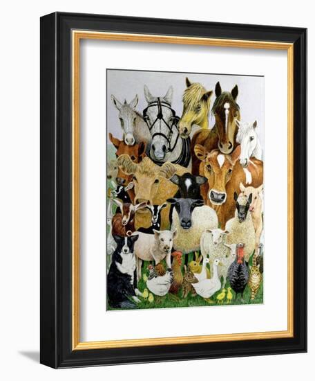 Animal Allsorts-Pat Scott-Framed Giclee Print