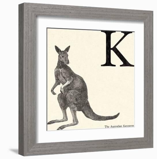 Animal Alphabet - K-The Vintage Collection-Framed Giclee Print