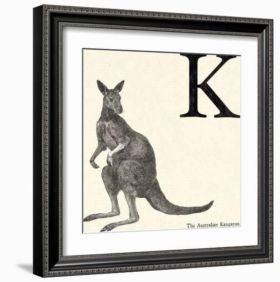 Animal Alphabet - K-The Vintage Collection-Framed Giclee Print