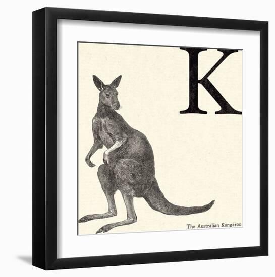 Animal Alphabet - K-The Vintage Collection-Framed Giclee Print