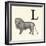 Animal Alphabet - L-The Vintage Collection-Framed Giclee Print